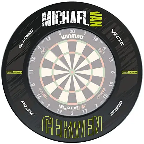 Produktbild: WINMAU Michael Van Gerwen MvG Design Retro Dartscheiben-Surround