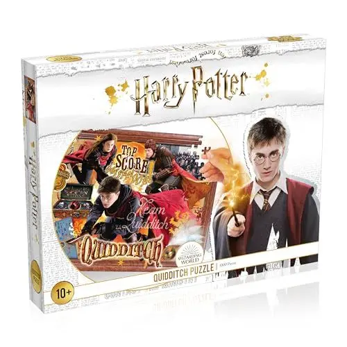 Produktbild: Winning Moves - Puzzle (1000 Teile) - Harry Potter Quidditch - Harry Potter Fanartikel - Alter 10+