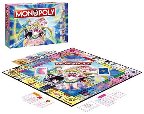 Produktbild: Winning Moves Sailor Moon Monopoly - Italy Merchandising Ufficiale