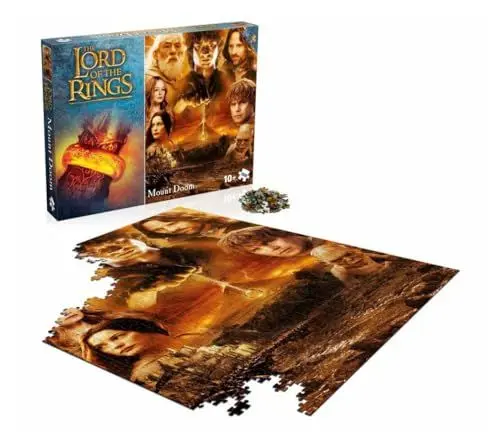 Produktbild: Winning Moves - Puzzle (1000 Teile) - Der Herr der Ringe - Herr der Ringe Fanartikel - Alter 10+