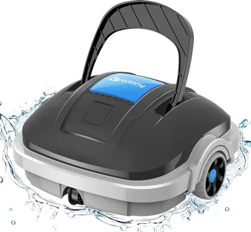 Produktbild: WINNY POOL CLEANER Poolroboter Akku, 100 Min.Kraftvolle Reinigung, Poolsauger Kabellos mit 5200mAh Aufrüsten, Intelligente Parktechnologie, Automatischer Poolreiniger für Flachem Boden Pool bis zu 80㎡