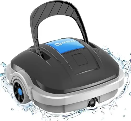 Produktbild: WINNY POOL CLEANER Poolroboter Akku, 100 Min. Leistungsstarke Reinigung, Poolsauger mit Batterie Aufrüsten, Dual-Antriebsmotoren, Automatischer Poolreiniger für Pool mit Flachem Boden bis 80 ㎡