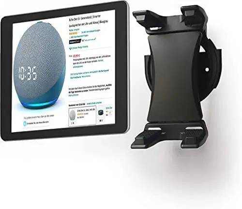 Produktbild: WINOK Tablet-Wandhalterung, 360° drehbar Küchenwandhalterung für Smartphones und Tablets 4.7-12.9 Zoll, passend für Küche, Bad, Schlafzimmer, Lesezimmer