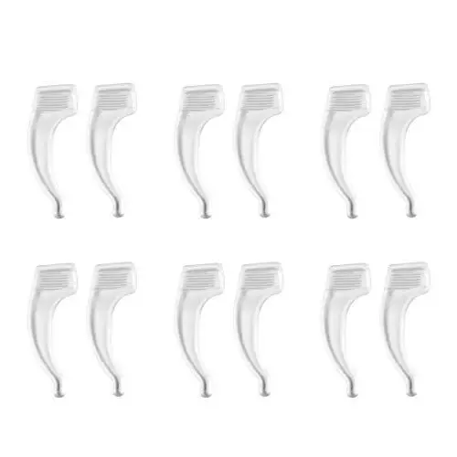 Produktbild: WINOMO 20 Paar weiche Silikon-Brillen-Anti-Rutsch-Ohr-Pads (Transparent)