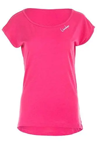 Produktbild: WINSHAPE Damen Ultra Leichtes Modal-kurzarmshirt Mit Abgerundetem Saum Mct013 Kurzarmshirt, Deep-pink, M EU