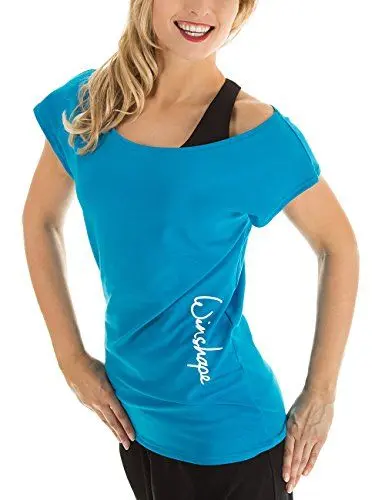 Produktbild: Winshape Damen Dance-Shirt WTR12 Freizeit Fitness Workout T, Türkis, M