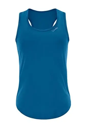 Produktbild: Winshape Damen Functional Light and Soft Tanktop Aet128ls, Ultra Style Trägershirt Cami Shirt, Teal-Green, XXL EU