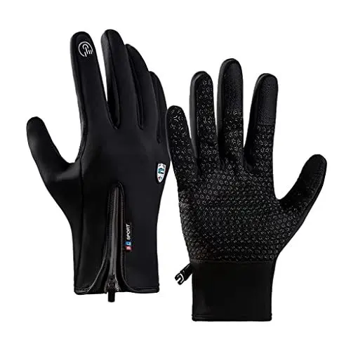 Produktbild: Winter-Fahrradhandschuhe für Männer und Frauen, Winddichte Thermo-Handschuhe, wasserdichte warme Handschuhe zum Reiten, Wandern, Skaten, Laufen