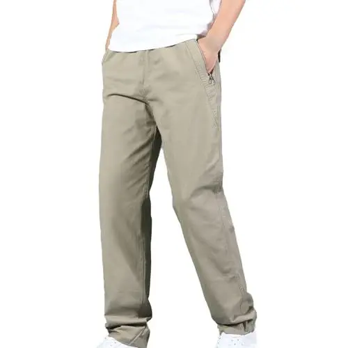 Produktbild: Winterhosen Gerade Herbst und Winter Cargohosen Mit Kordelzug Staight Hose Manner Sweatpants Lässig Lang Trainingshose Jogginghose Stylisch Herren Herrenhosen Winter Herren Hose Chino