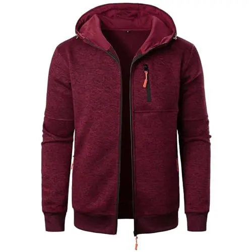 Produktbild: Winterjacke Herren Hoodie Herren Taschenloses Sweatshirt Hoodie Herren Mit Print Herren Hoodie Herbst Winter Warm Atmungsaktives Kapuzenshirt Für Herren Geeignet Für Unterwegs
