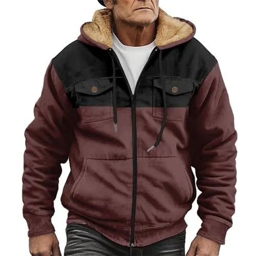 Produktbild: winterjacken herren sale 3 in 1 jacke daunenjacke herren winter jeansjacke gefüttert herren winter warm daunenjacke jacket hanger stand jacke ohne ärmel winterjacken marken