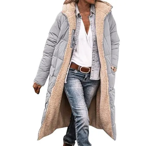 Produktbild: Wintermäntel Damen Lang，Wintermantel Damen Wintermantel Damen 50 Wintermantel Damen 48 Wintermantel Damen Winterjacken Damen Reduziert Winterjacke Damen Oversized Winterjacke Damen