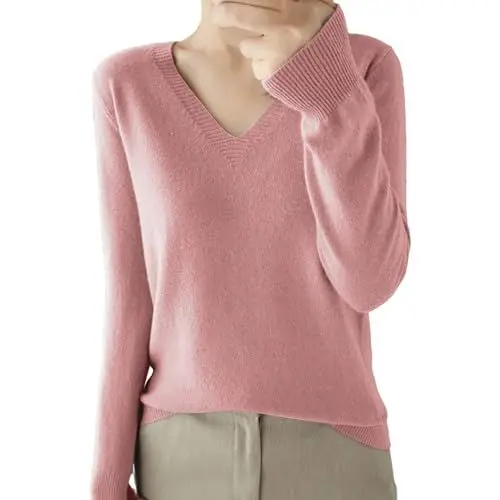 Produktbild: Winterpullover Damen 100% Merinowolle Strickpullover Kapuzenpullover Damen Longpullover Für Damen Damen Pullover 50 Bekleidung Damen Herbst Weißer Pullover Damen Kaschmir Cashmere Grüne Pullover Damen