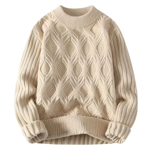 Produktbild: Weihnachtspullover Long Sleeve Shirt Women Damen Pullover Winter Gap Strickpullover Damen los Angeles Pullover Strick Pullover gestreift Weihnachtspullover kitschig Longshirt Damen große größen