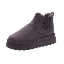 Produktbild: Winterschuhe Damen Stiefeletten Damen mit Absatz Reitstiefeletten Damen Winter Stiefel Damen Gefüttert Stiefeletten Grün Damen Damen Stiefeletten Schwarz Leder Cowboy Stiefeletten Damen Rot