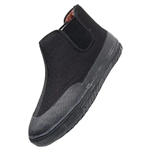 Produktbild: Plush Warm Cotton Shoes Wear and Anti Slip Snow Boots Five Finger Cotton Shoes Outdoor Sports Shoes Men's and Women's Hiking Shoes Bommel Herren Schuhe 44 (Black, 44)