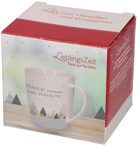 Produktbild: Winterzeit: Tasse aus Porzellan