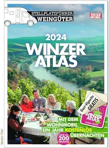 Produktbild: WINZERATLAS 2024: Stellplatzführer Weingüter