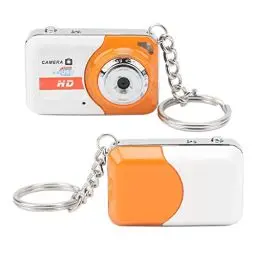Produktbild: Winzige Kamera, Daumen-Schlüsselanhänger-Kamera, DV-DVR-Kamera-Camcorder, Unterstützt Bewegungserkennung, 32 GB Erweiterbarer Speicher (Orange)