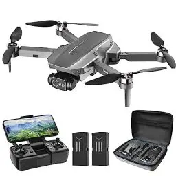 Produktbild: Wipkviey B12 Drohne mit kamera 4k, GPS Drohnen mit Einem-klick-zurück, FPV RC Quadrocopter für Anfänger, Bürstenlos Motor, Niedrige Batterierückgabe, 50 Min. Flugzeit mit 2 Akku, unter 249g, C0