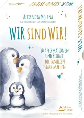 Produktbild: Wir sind wir! - 40 Affirmationen und Rituale, die Familien stark machen: Set mit Anleitung und 40 Karten