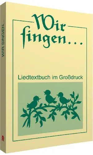 Produktbild: Wir singen: Liedtextbuch im Großdruck