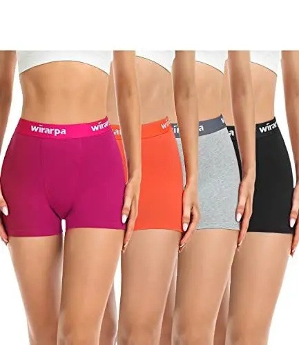 Produktbild: wirarpa Damen Panties Boxershorts Radlerhose Damen Kurze Baumwolle Hosen unter Kleid 3