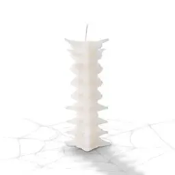Produktbild: Wirbelsäule Kerze Halloween - Gothic Dekoration - Horror-Ornament - Verstärkte Schutzverpackung - Lombardi Home