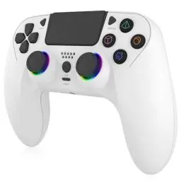 Produktbild: Wireless Controller für PS4, Game Controller Kompatibel mit PS-4/Slim/Pro/PC, Gamepad Joystick mit Dual Vibration/6-Achsen Gyro Sensor/Touchpanel/RGB-LED/EXT/Audio Jack, Präzision und Kontrolle