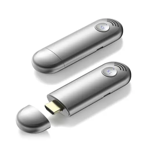 Produktbild: Wireless HDMI Transmitter und Receiver - HD 1080P Wireless Presentation Facility HDMI Adapter Support 2.4/5GHz