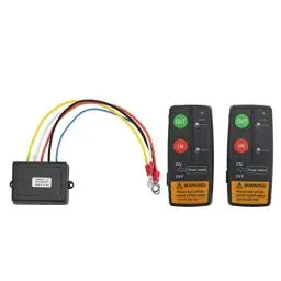 Produktbild: Wireless Winch Remote Control Kit, Wireless Elektrische Seilwinde Fernschalter Motorwinde Controller 75 Fuß Reichweite High Sensitivity Universal für Auto ATV Truck 12V 24V
