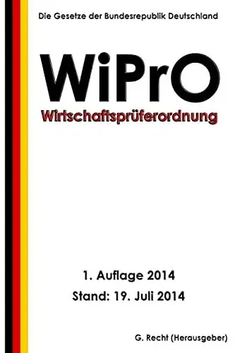 Produktbild: Wirtschaftsprüferordnung - WiPrO