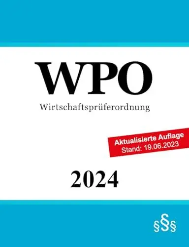 Produktbild: Wirtschaftsprüferordnung - WPO
