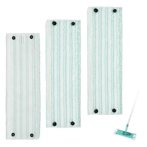 Produktbild: Wischmopp Bezug für Leifheit Combi/Clean Twist M Micro Duo Bodenwischer Ersatzbezug Wischbezug Ersatz Mikrofaser Mopptuchbezug