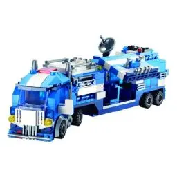 Produktbild: Wise Block Building Set - 8 in 1 Police Command Bucket Value Set - 703 Teile Bausatz - Kompatibel mit Lego und Anderen führenden Marken