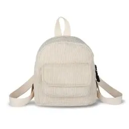 Produktbild: WisePoint Frauen Mode Rucksäcke, Cord Mini Rucksack Geldbörse Kleine Rucksäcke für Frauen und Mädchen, stilvolle Frauen Rucksack für Dating, Arbeiten (beige)