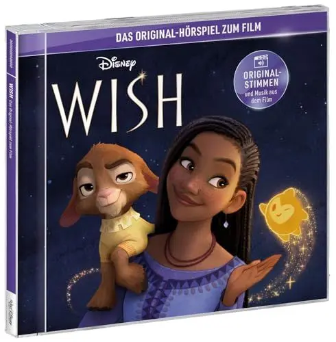 Produktbild: WISH - Hörspiel zum Disney Film 2023 - mit Original-Stimmen und Filmmusik | Disney 100