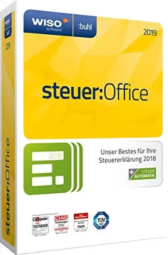 Produktbild: WISO steuer:Office 2019 (für Steuerjahr 2018): Unser Bestes für Ihre Steuererklärung 2018. Windows (WISO Steuer-Software)