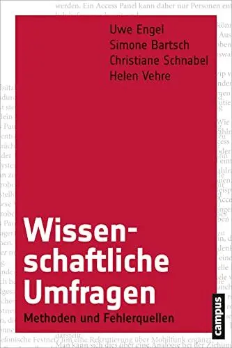 Produktbild: Wissenschaftliche Umfragen: Methoden und Fehlerquellen