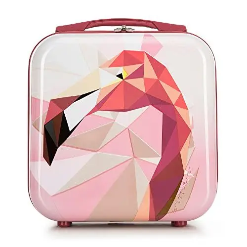 Produktbild: WITTCHEN Kosmetisches Reiseetui Young-Kollektion ABS mit Polycarbonat Beschichtung und Teleskopgriff Kosmetikkofer Kosmetiktasche Damen 14,5L Rosa