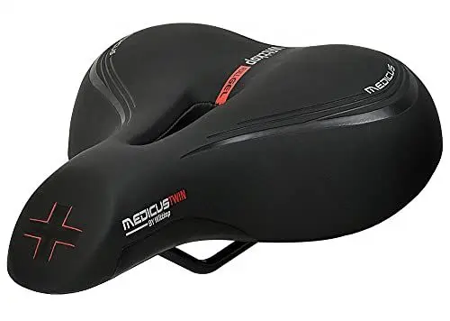 Produktbild: Wittkop Unisex – Erwachsene Medicus Twin 3.0 Cityradsattel, Schwarz, Einheitsgröße