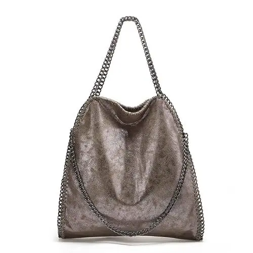 Produktbild: Wivmypog Damen Handtasche Damen Kunstleder Umhängetasche Mode Kettentasche Große Hobo Taschen für Damen