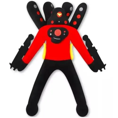 Produktbild: wiztex Ti-tan Speaker-Man Kuscheltier - 30 cm Sk-ibidi Plüschtier - Waschbares PP-Baumwollspielzeug in voller Größe, Sk-ibide Geschenk für Kinder (Ti-tan Speaker-Man)