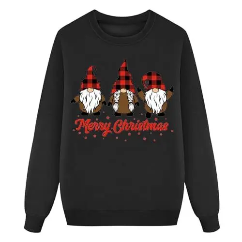 Produktbild: WKAYsIV Familien Pyjama Set Weihnachten Schlafanzug Herren Lang Baumwolle Warm und Familientreffen, langärmelig, Rundhalsausschnitt (Kinder) Jumpsuit Jungen Schlafanzug Baumwolle(c-Schwarz,M)