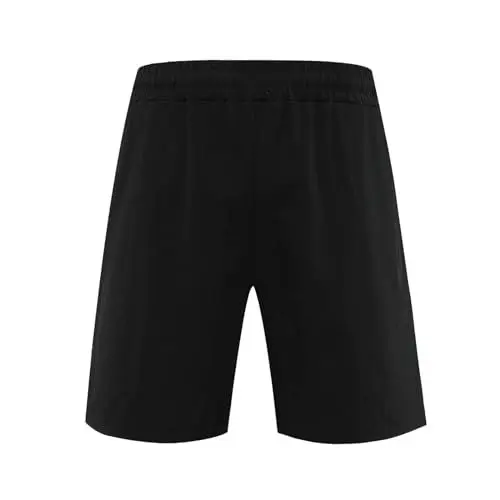 Produktbild: WKAYsIV Herren Hosen jagdhose Basketball Shorts Sommer, Outdoor, Fitness, Laufen, Basketball, Trainingshose, Athleisure, schnell trocknend, atmungsaktiv, Kurze Hose Shorts Ohne Innenslip(Schwarz,L)
