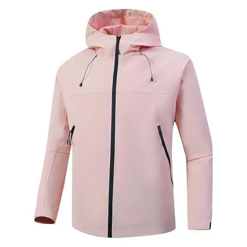 Produktbild: WKAYsIV Weiter Mantel Herren Dünne Bergsteigen Kleidung Winddicht Atmungsaktiv Hardshell Jacke Mantel Vegan Herren (XXXL)