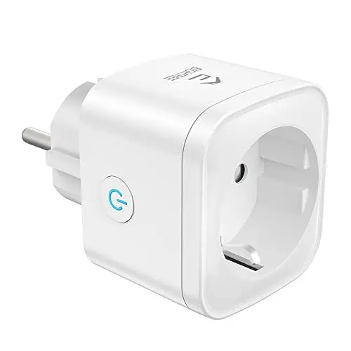 Produktbild: WLAN Smart Steckdose EIGHTREE, Smart Steckdose, Smart Home WiFi Steckdose, Alexa Zubehör, Stromverbrauch Messen, Zeitplan, Fernzugriff, Funktioniert mit Alexa, Google Home, SmartThings, 16A