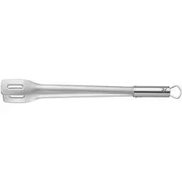 Produktbild: WMF BBQ Grillzange lang 44 cm, Cromargan Edelstahl, Feststellmechanismus, platzsparend, Grillbesteck für Steak, Fisch, Gemüse