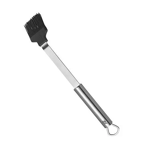 Produktbild: WMF BBQ Marinadenpinsel lang 38 x 5,5 cm, Grillpinsel, Pinsel mit Silikonborsten, Cromargan Edelstahl, gleichmäßiges Marinieren