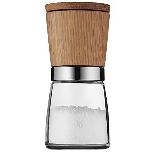 Produktbild: WMF Ceramill Nature Salz und Pfeffer Mühle, unbefüllt, für Salz, Pfeffer, Chilli, Salzmühle, Pfeffermühle Holz, Keramikmahlwerk